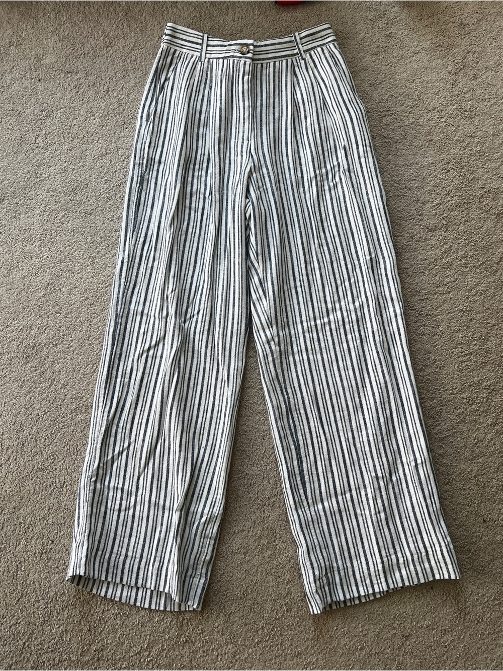 NWOT Abercrombie & Fitch Sloan Wide Leg Linen Pants - Picture 7 of 9